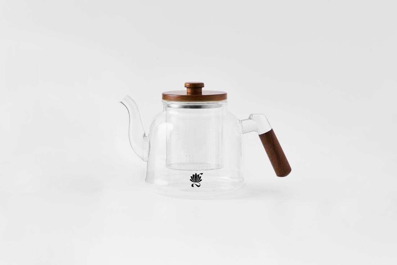 Glass Garden Teapot